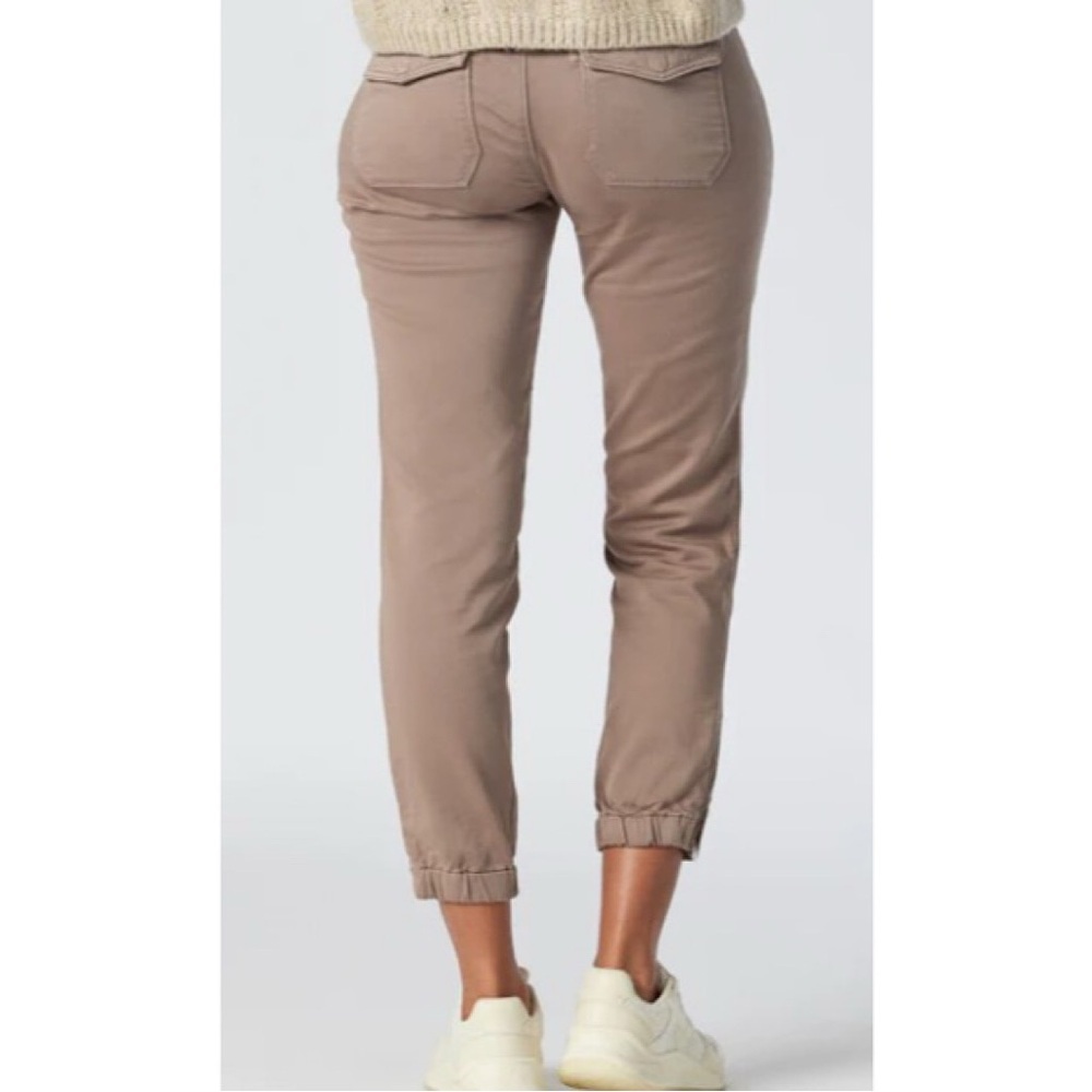 Mavi Ivy Slim Cargo Mid Rise Pant, Mushroom Beige - Size 24 - Picture 3 of 8